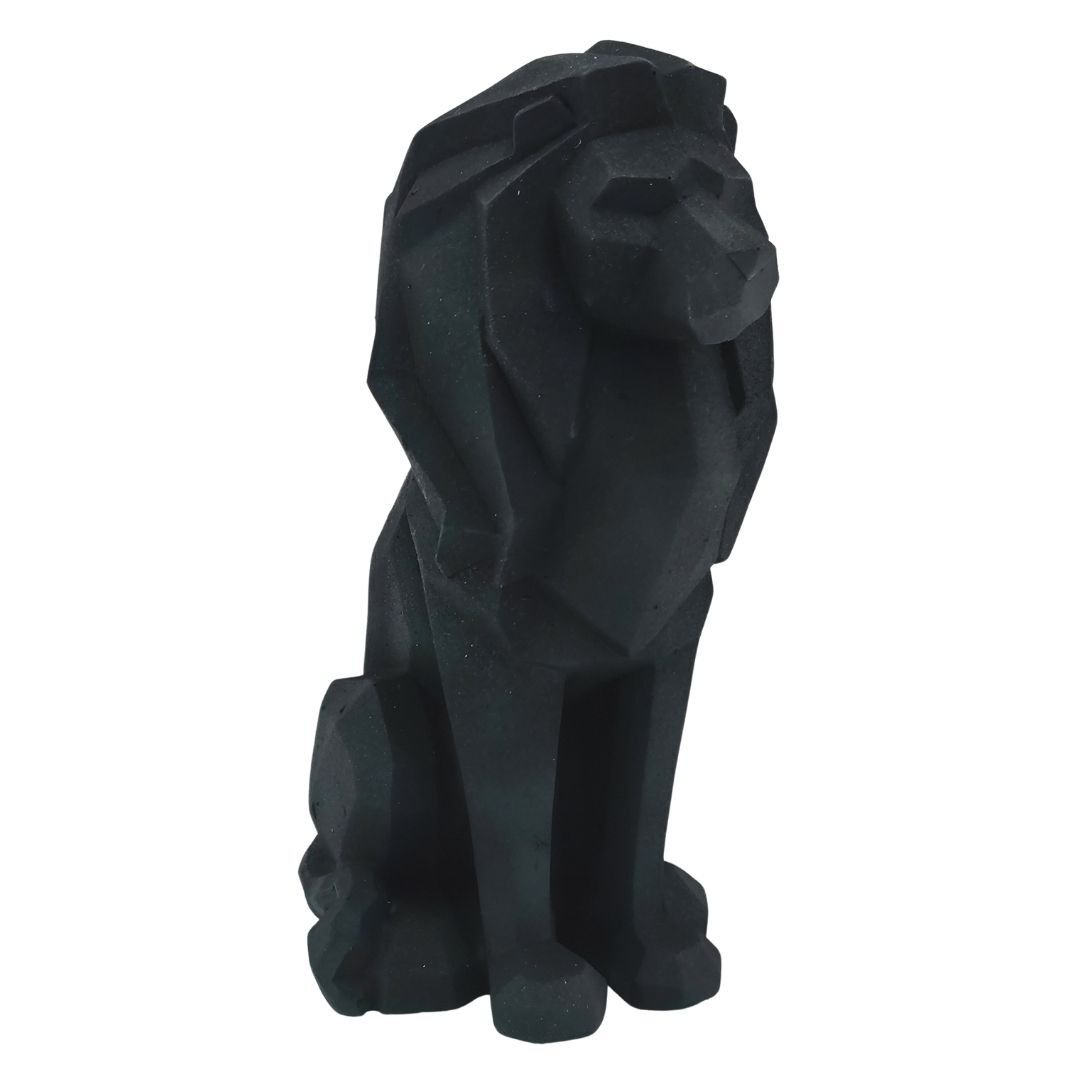 Oturan Kubik Aslan 13x26cm