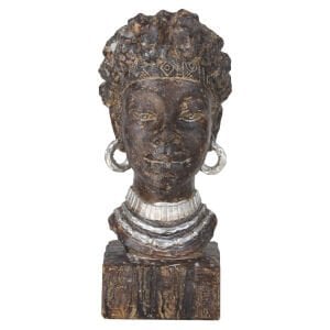 Büst Afrikalı Kadın 13x29cm