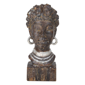 Büst Afrikalı Kadın 13x29cm