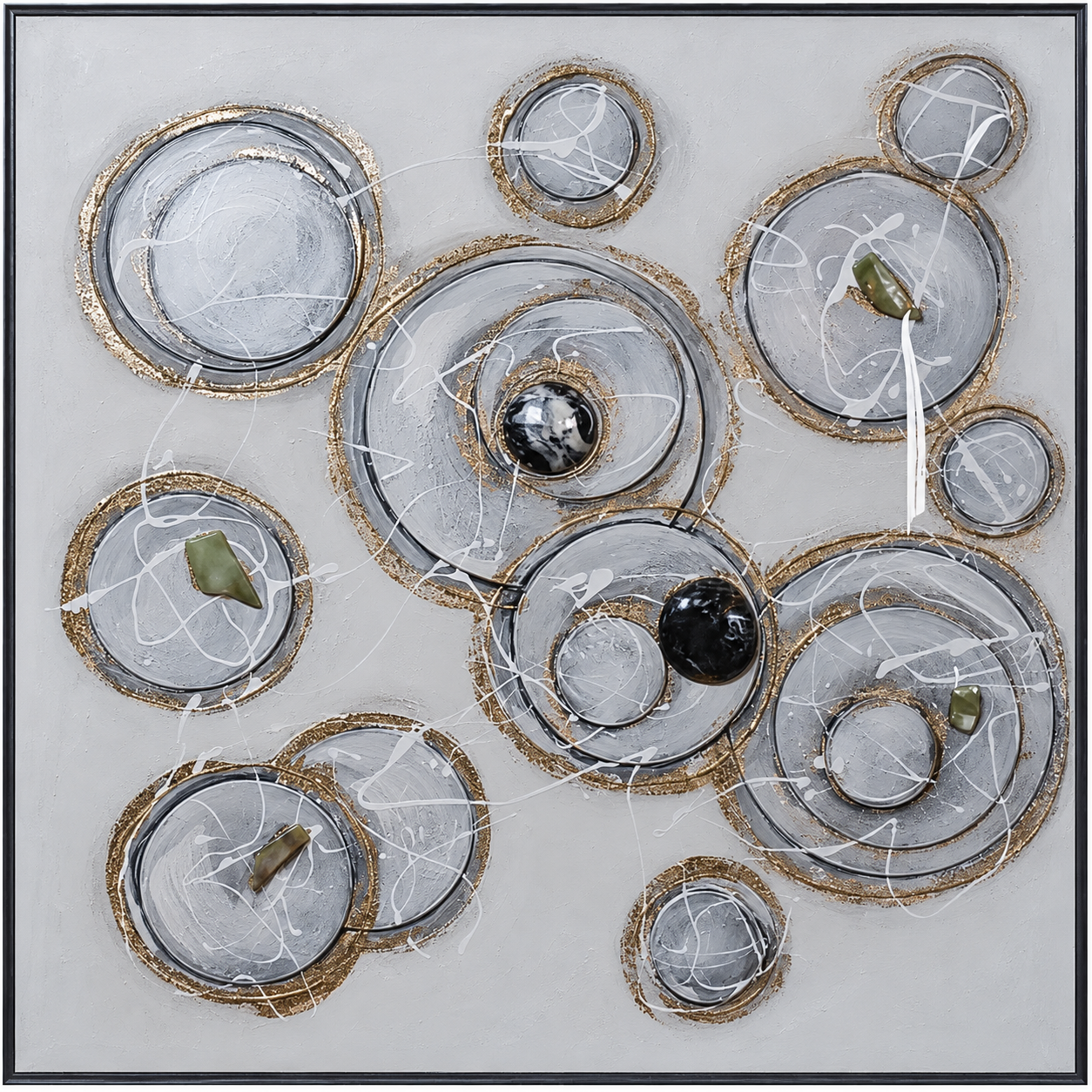 Soyut Rölyef Tablo 100x100cm