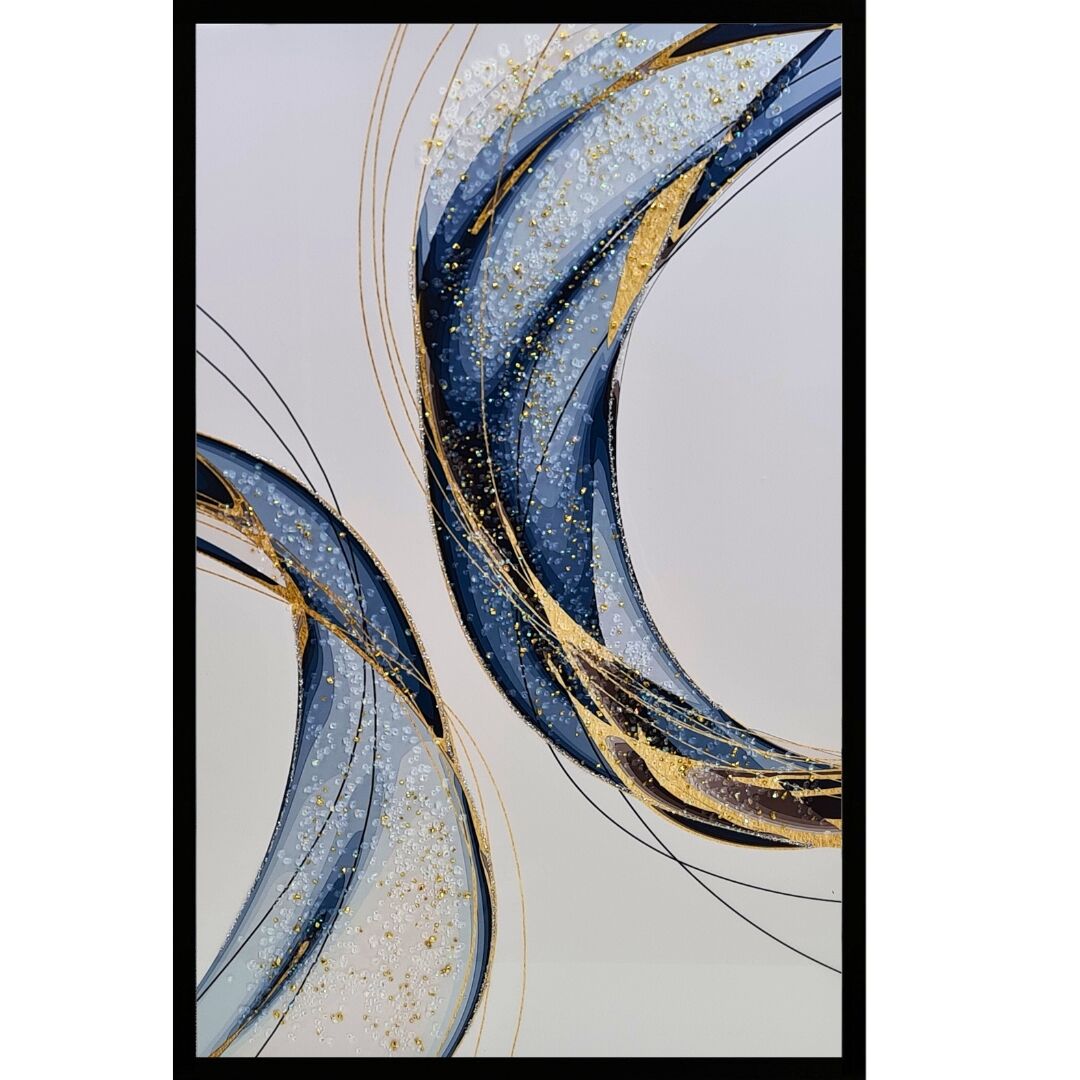 Epoksi Soyut Tablo 75x115cm