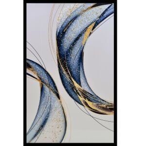 Epoksi Soyut Tablo 75x115cm