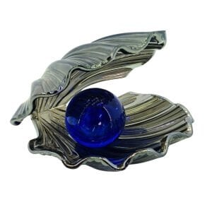 Cam İstiridye Mavi İnci 18x19cm