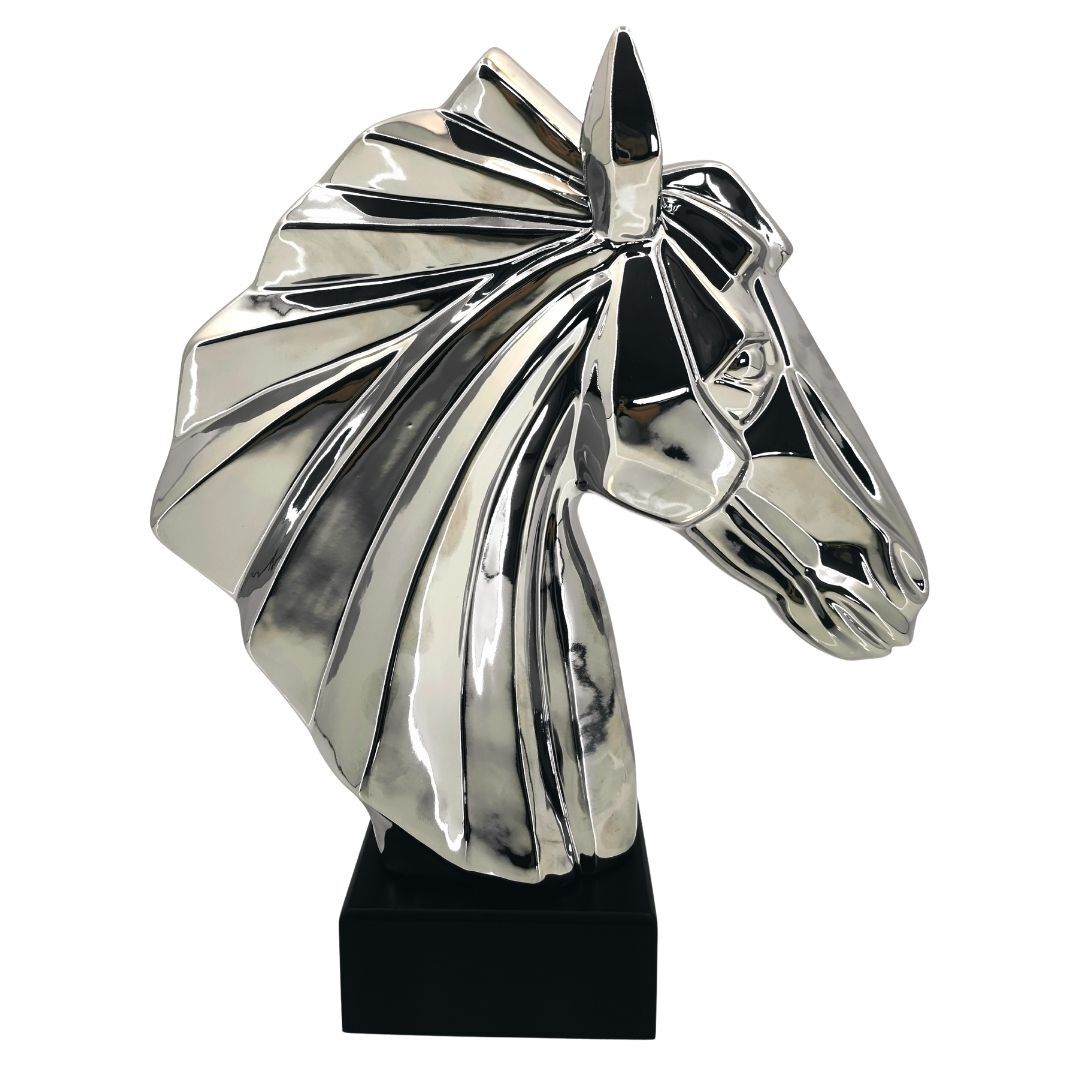 Tiran At Büst Gümüş 31x37cm