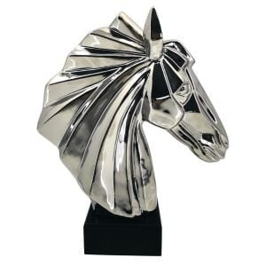 Tiran At Büst Gümüş 31x37cm