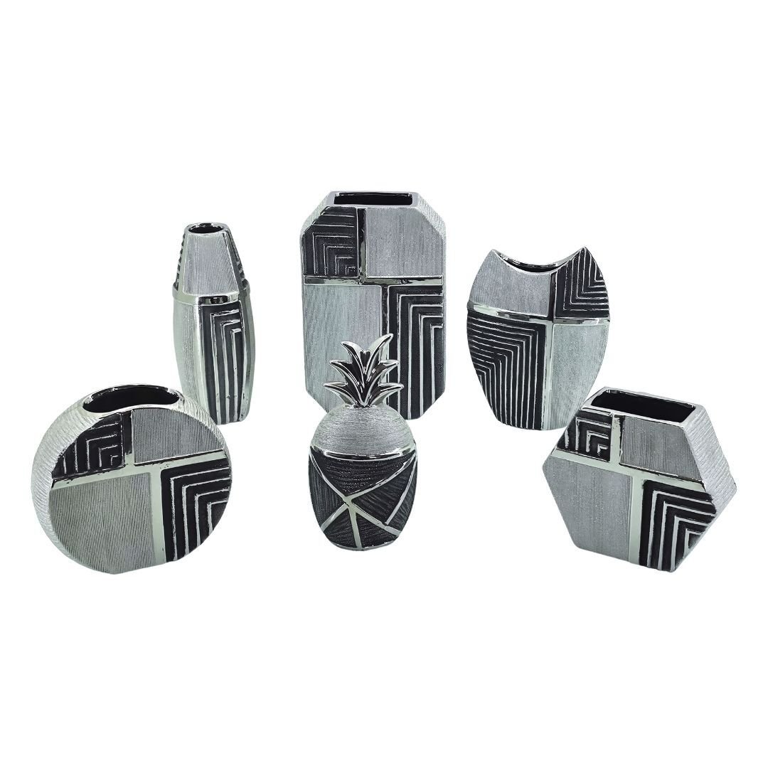 6lı Set Domino Seramik Objeler
