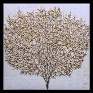 Epoksi Ağaç Tablo 85x85cm