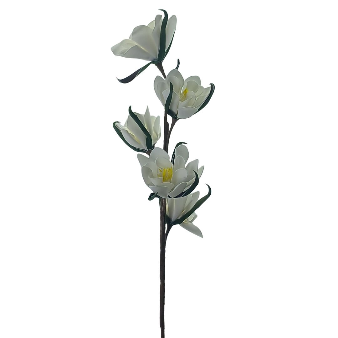 Lateks Çiçek Beyaz 110cm