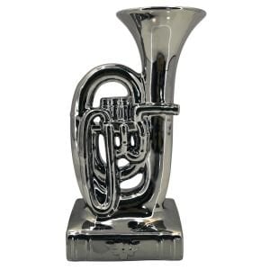 Tiran Trompet Biblo Gümüş 19x31cm