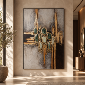 Doğal Taşlı Rölyef Tablo 100x150cm