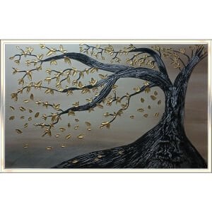 Ağaç Yağlıboya Tablo 90x140cm