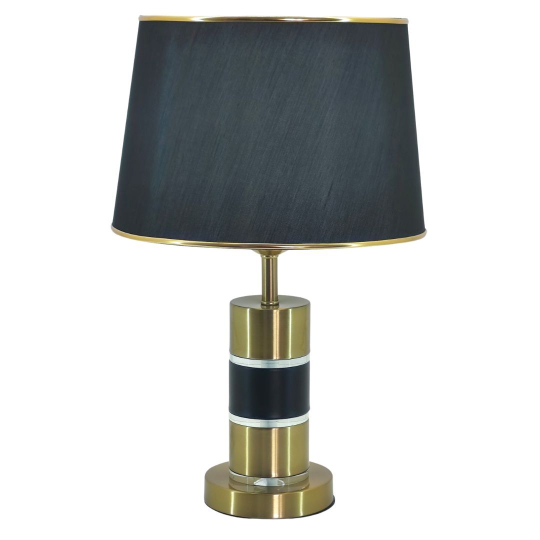 Metal Abajur Siyah Eskitme 30x48cm