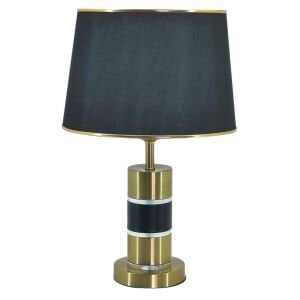 Metal Abajur Siyah Eskitme 30x48cm