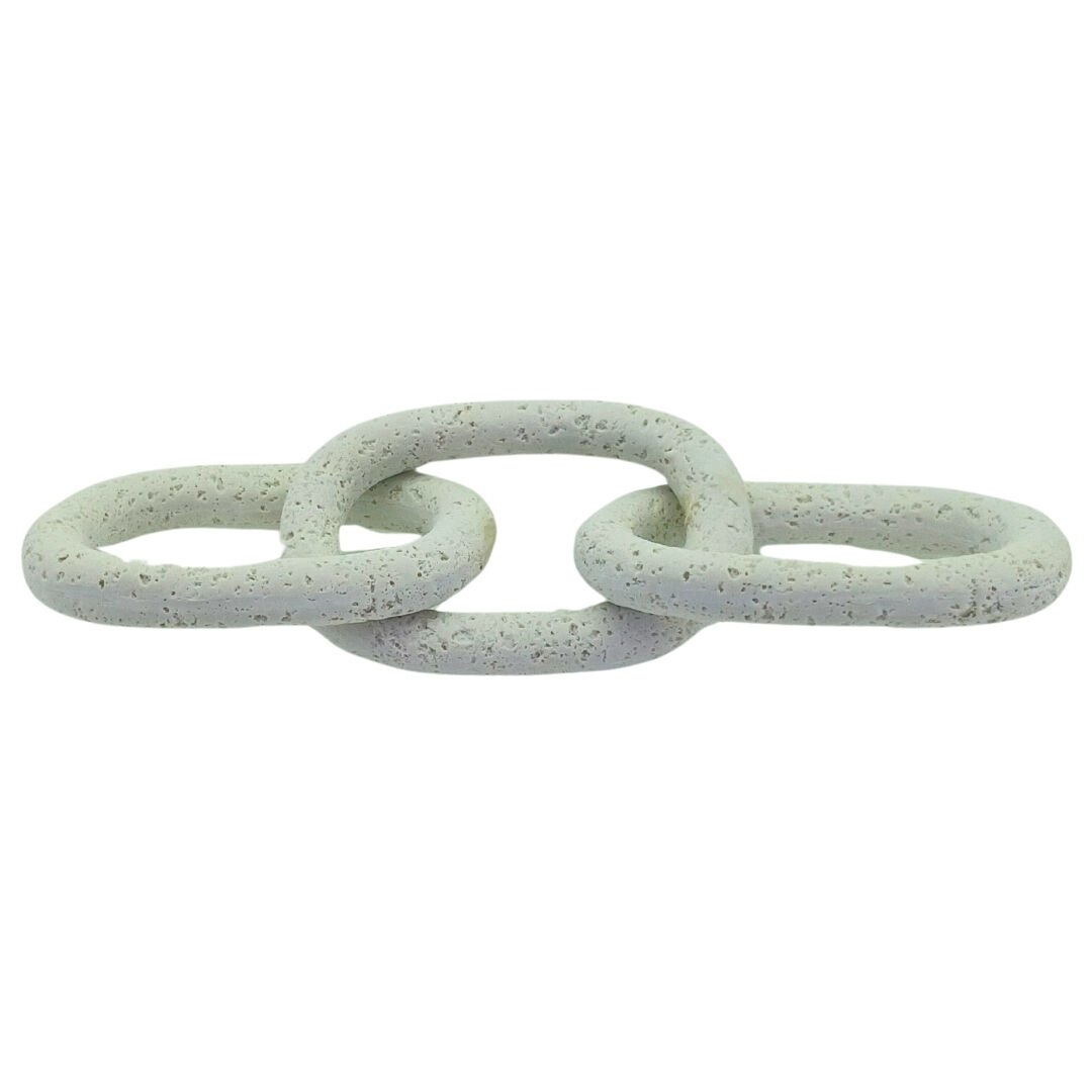 Dekoratif Zincir Beyaz 10x35cm