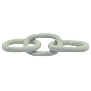 Dekoratif Zincir Beyaz 10x35cm