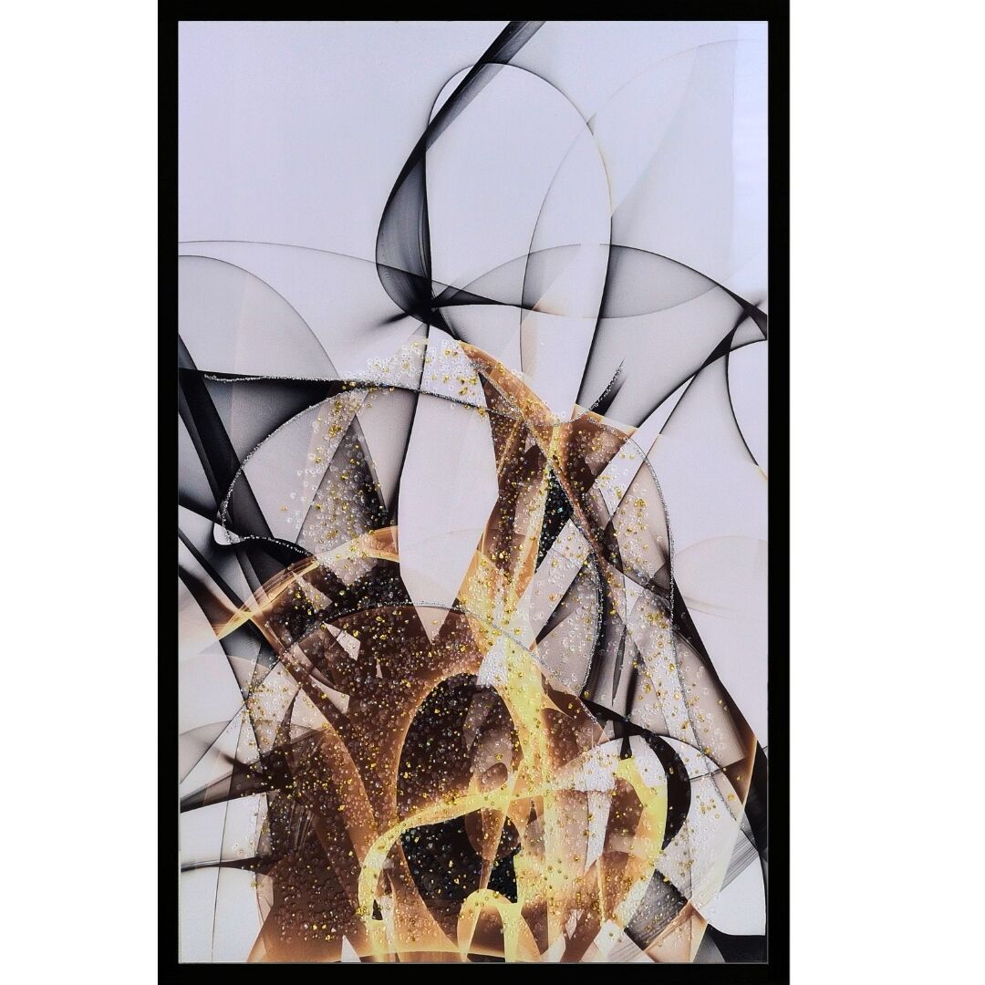 Epoksi Soyut Tablo 75x115cm