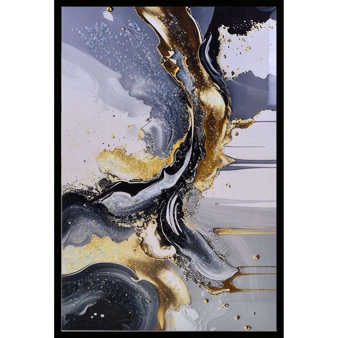 Epoksi Soyut Tablo 85x125cm