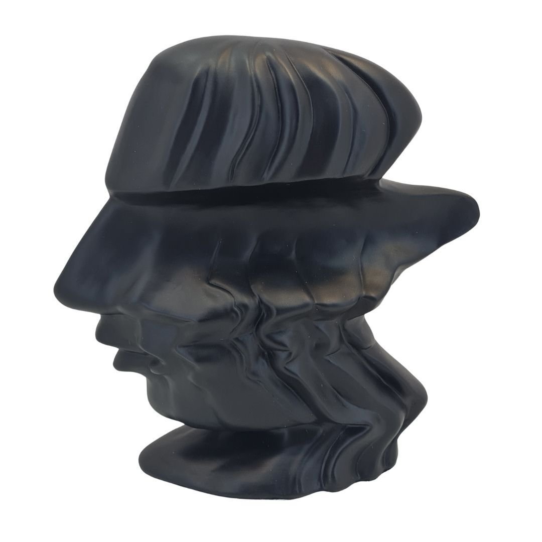 Soyut Adam Obje Siyah 31x33cm