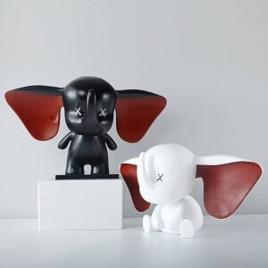 Büyük Kulaklı Fil 24x48cm