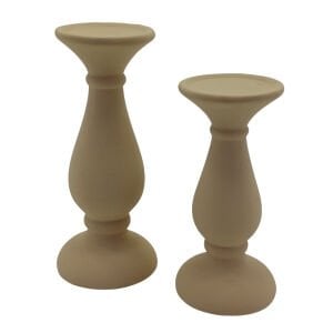 2li Seramik Şamdan Ladin 11x27cm