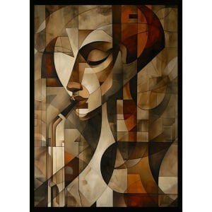 UV Soyut Tablo 75x105cm