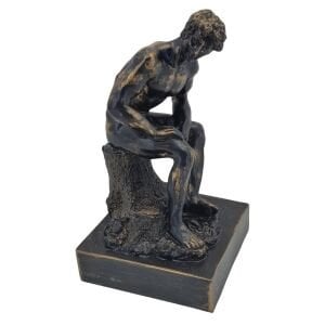 Oturan Adam Eskitme 17x30cm