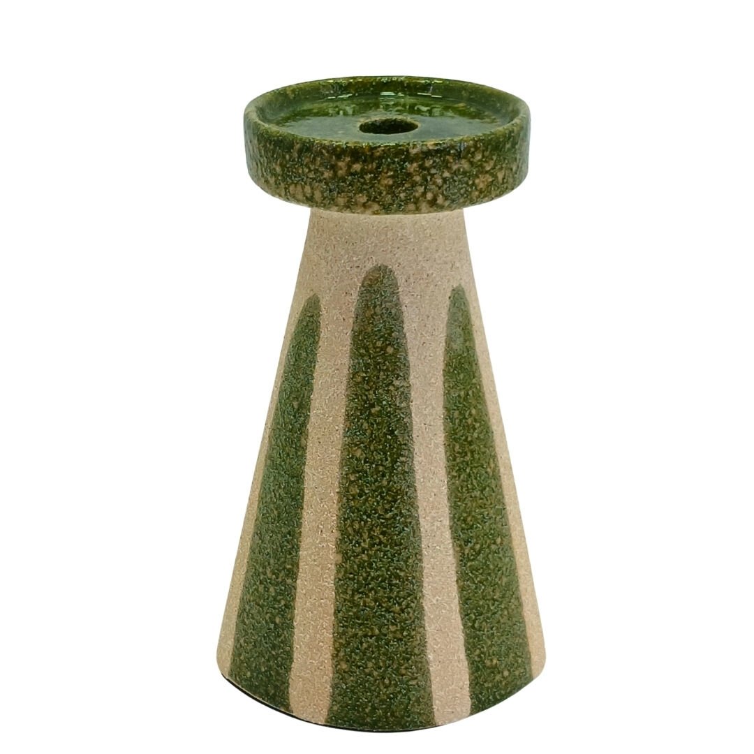 Konik Seramik Şamdan Uzun 15x25cm