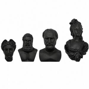 4lü Set Duvar Büst 34x56cm