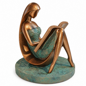 Kitap Okuyan Kadın K.Boy 15x18cm