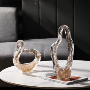 Soyut Cam Obje K.Boy 22x24cm