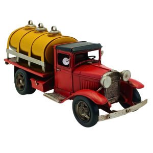 Retro Metal Tanker 14x35cm