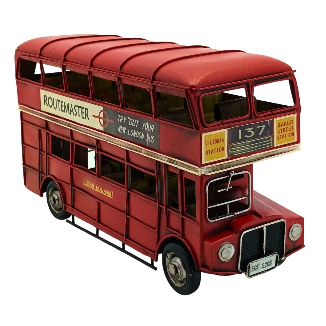 Retro London Otobüs 10x32cm