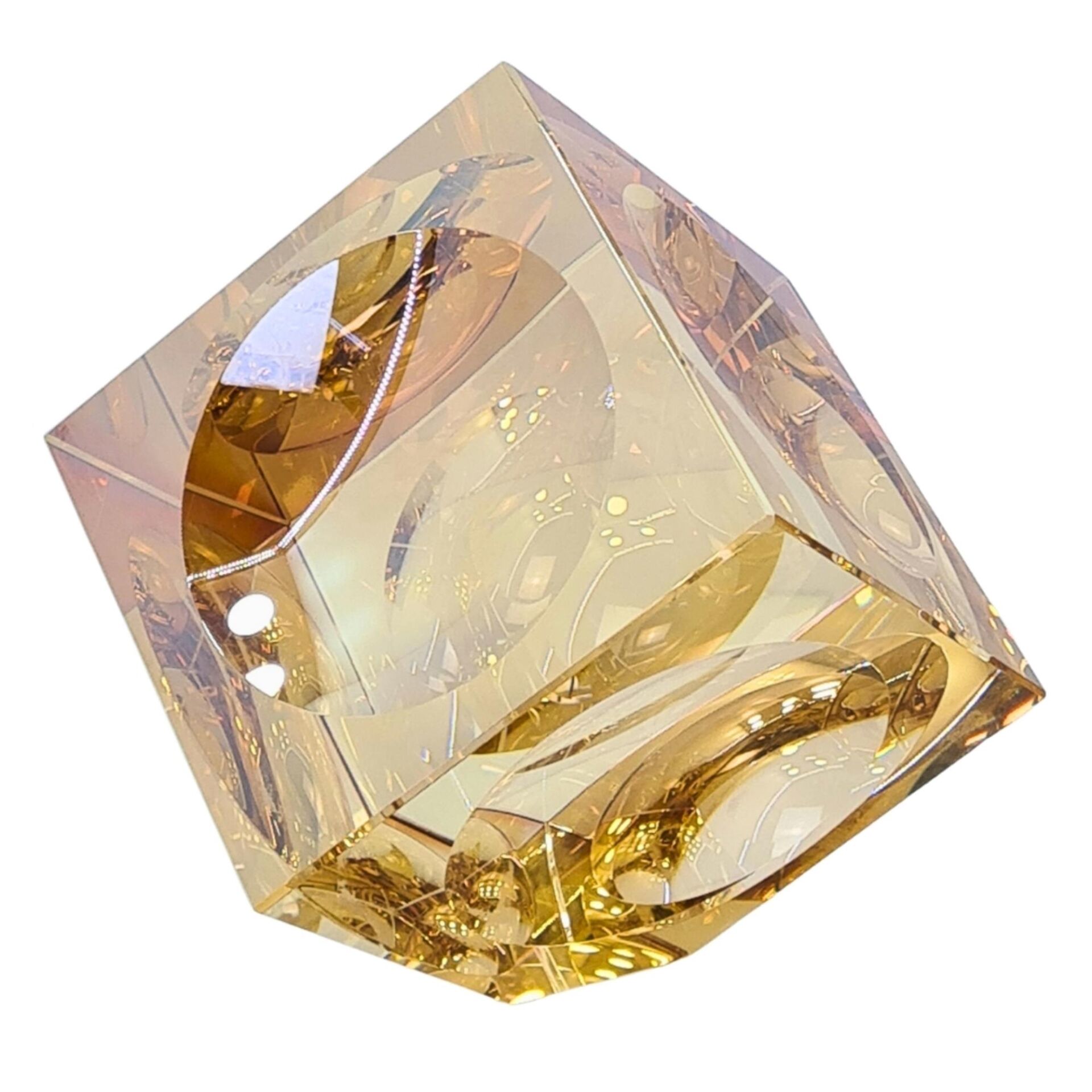 Kristal Küp Obje B.Boy 8x8cm