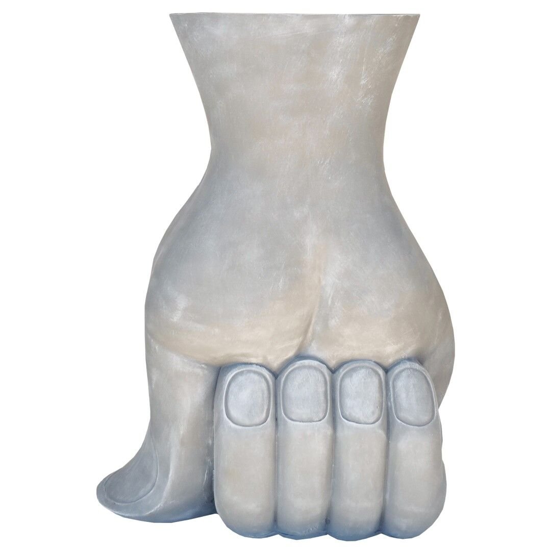 Ancona Yumruk Saksı Taş Rengi 60x90cm