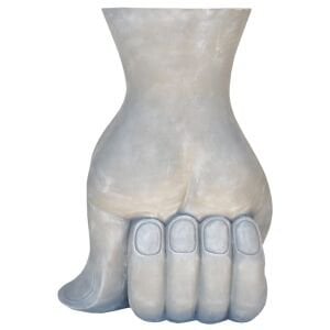 Ancona Yumruk Saksı Taş Rengi 60x90cm