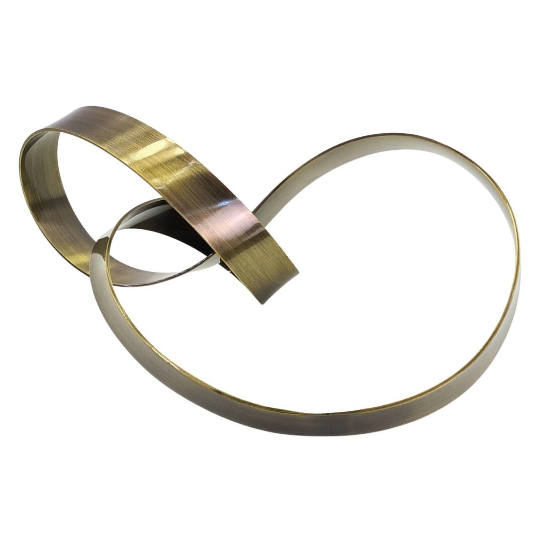 Metal Eskitme Düğüm Obje-1 16x27cm