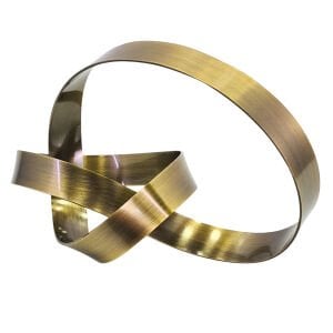 Metal Eskitme Düğüm Obje-2 14x24cm