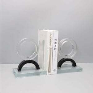 2li Set Kristal Kitap Tutucu 18x30cm