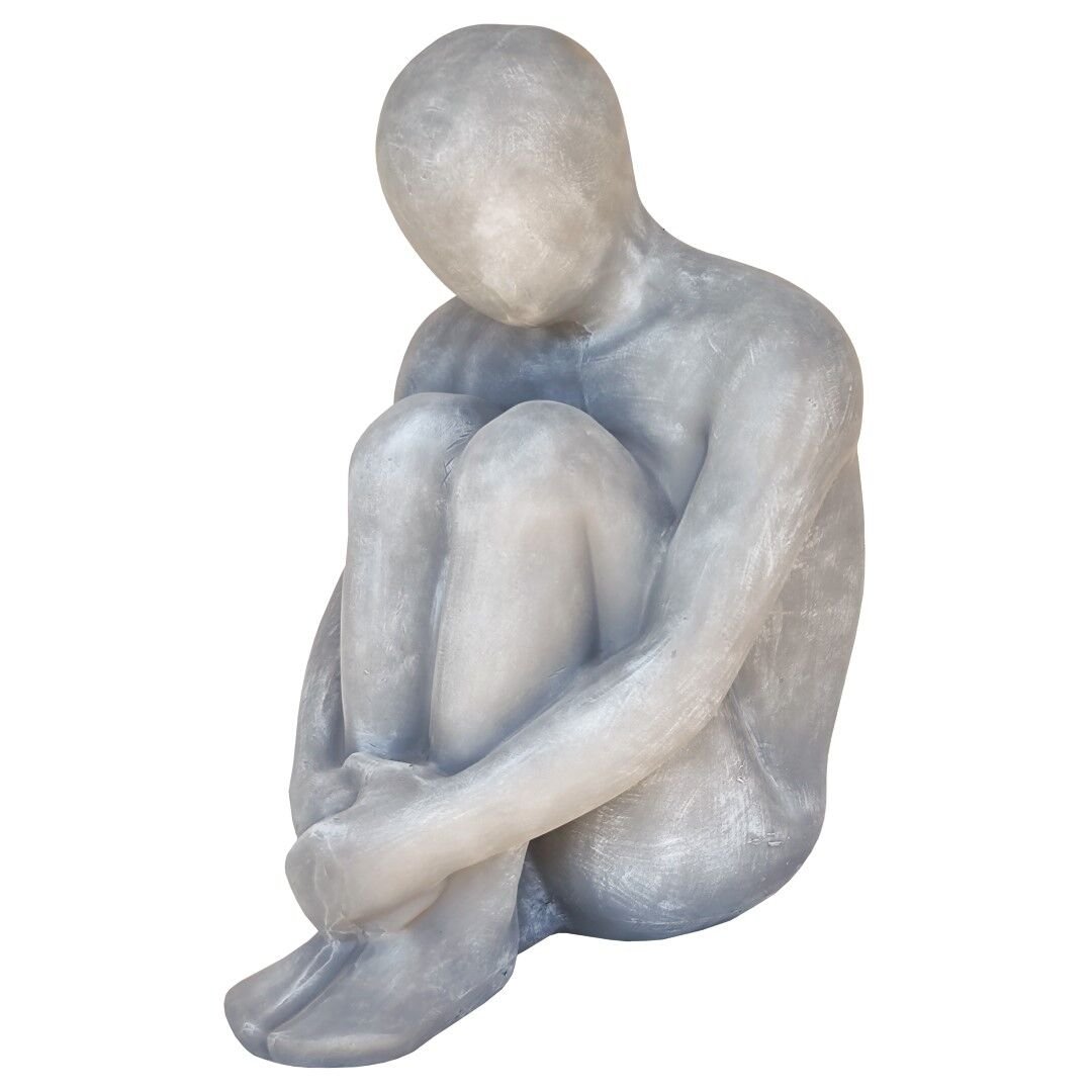 Düşünen Adam Taş Rengi 45x72cm