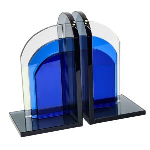 2li Set Kristal Kitap Tutucu 21x24cm