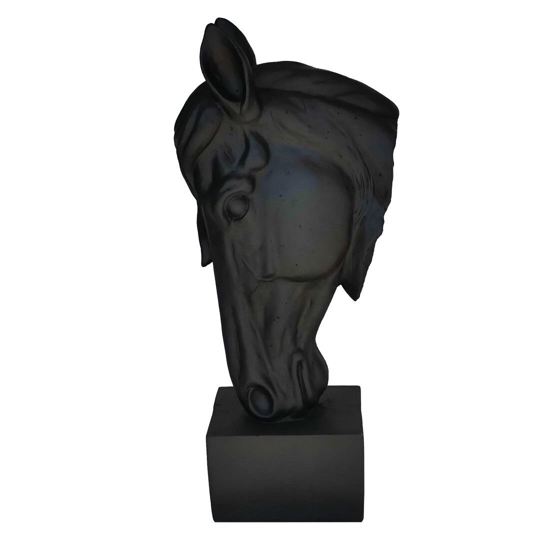 Ancona Küçük At Siyah 27x61cm