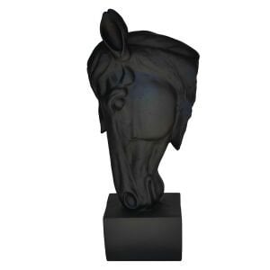 Ancona Küçük At Siyah 27x61cm