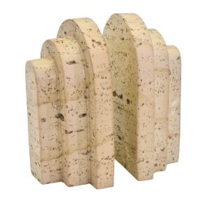 2li Set Mermer Kitap Tutucu 16x18cm