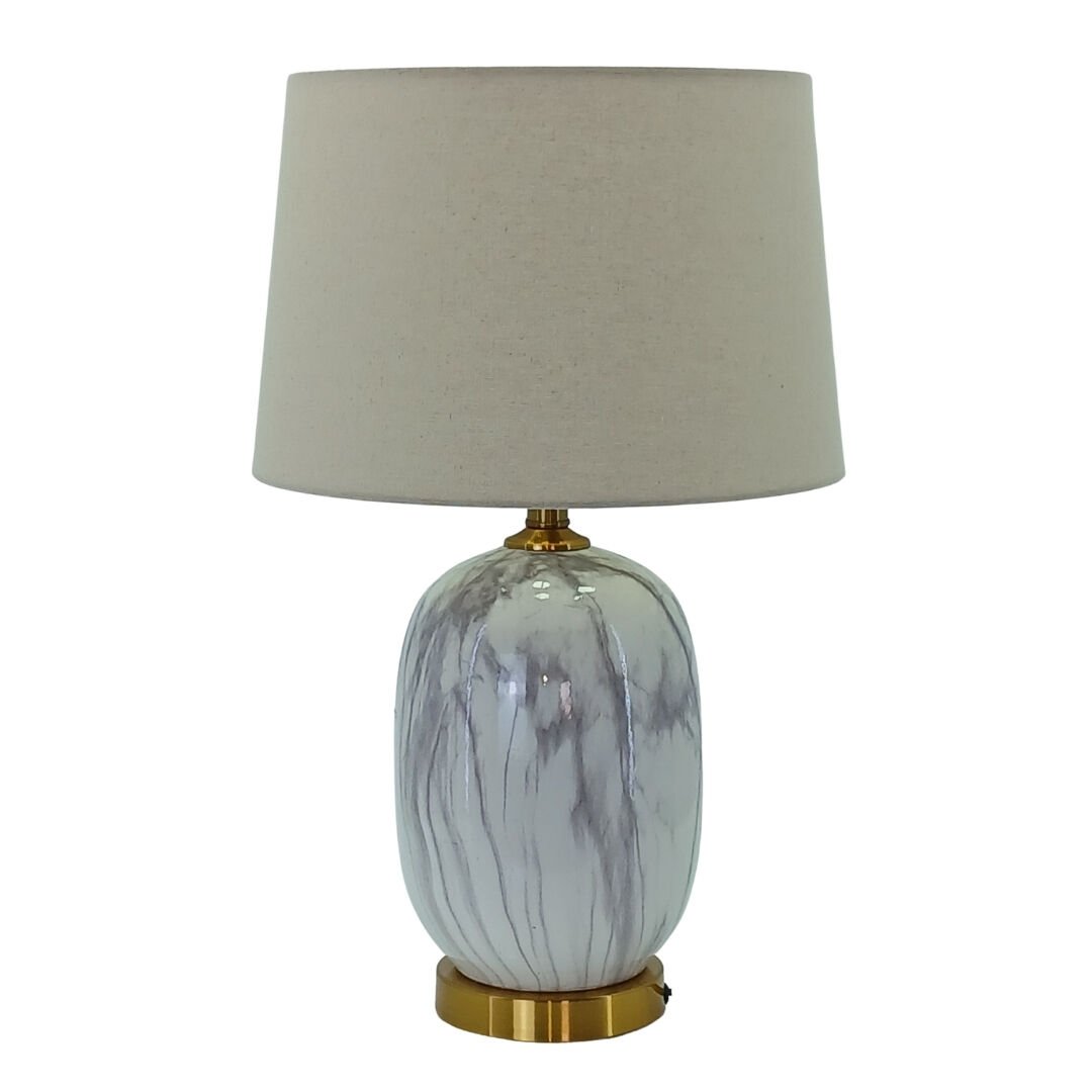 Pukka Seramik Abajur 35x56cm