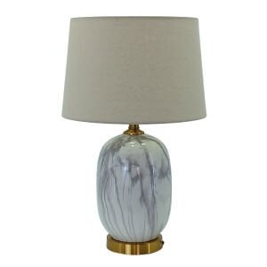 Pukka Seramik Abajur 35x56cm