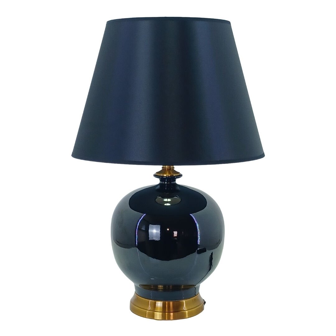 Black Seramik Abajur 40x60cm