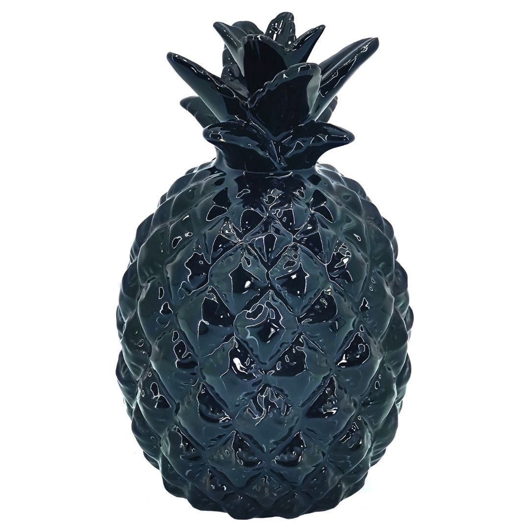 Seramik Ananas Siyah 12x20cm