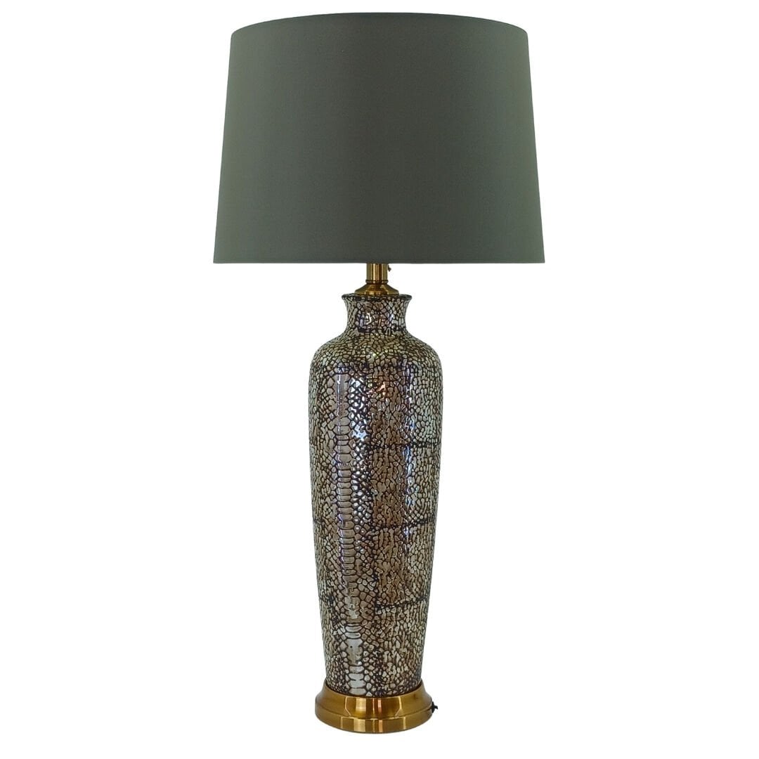 Snake Seramik Abajur 38x80cm