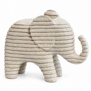 Line Elephant Obje 16x21