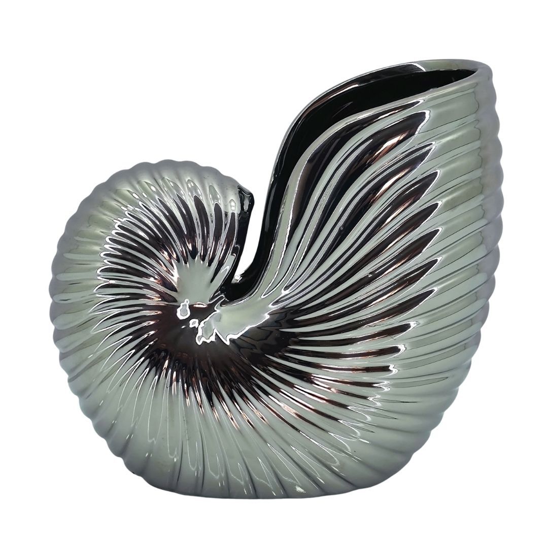 Salyangoz Seramik Vazo 2| 19x20cm